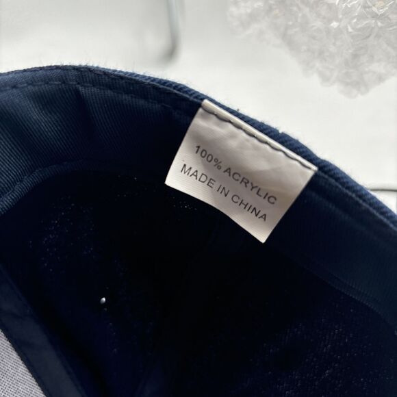 Vintage SnapBack Hat 90s Dole Patch On Side Red Hello Blue - Picture 10 of 10